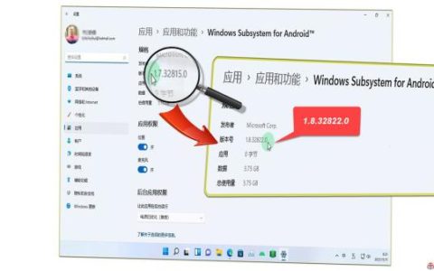 微软Win11正式版怎样升级1.8版WSA 正式版Windows11升级1.8版WSA的解决办法