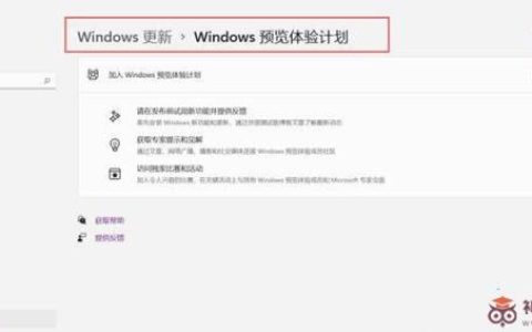 Windows11预览体验计划如何加入？如何退出Windows11预览体验计划？