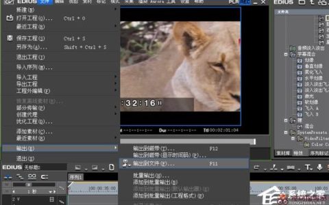 EDIUS怎样设置视频导出格式？设置导出视频清晰度的解决办法